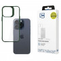 Custodia protettiva 3MK Satin Armor Case+ per Apple iPhone 15 Pro, verde