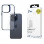 Custodia protettiva 3MK Satin Armor Case+ per Apple iPhone 15 Pro, blu