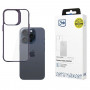 Custodia protettiva 3MK Satin Armor Case+ 3MK15639 per Apple iPhone 15 Pro, viola