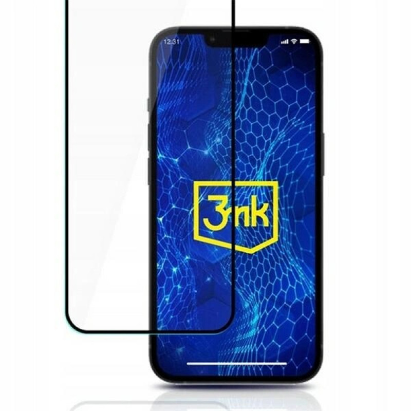 Vetro temperato 3MK HardGlass Max Lite per Google Pixel 9 Pro XL, nero