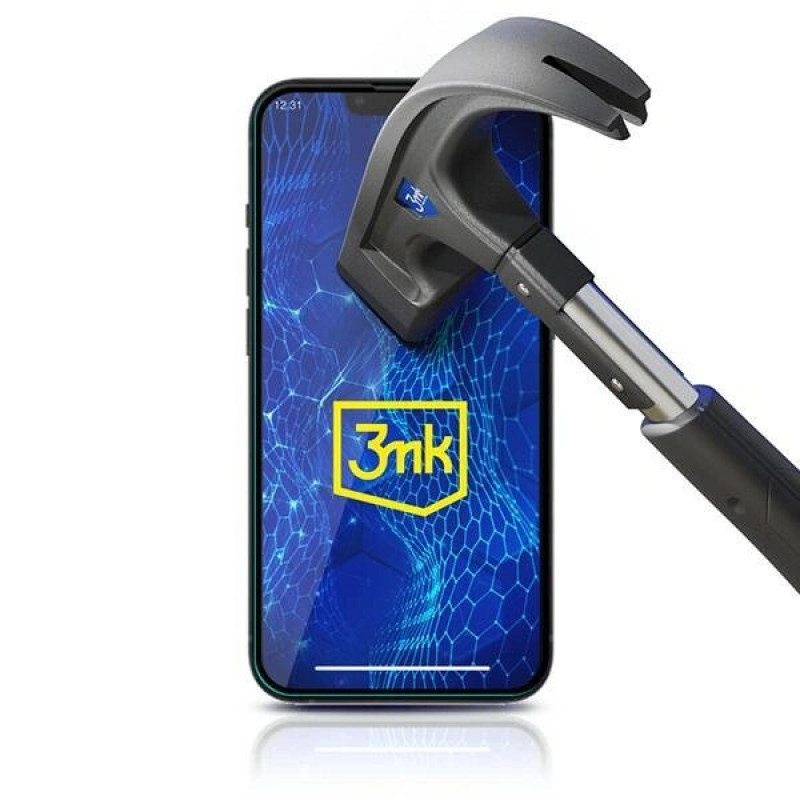 Vetro temperato 3MK HardGlass Max Lite per Google Pixel 9 Pro XL, nero