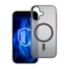 Custodia 3MK Frosty MagCase per Apple iPhone 16, nera