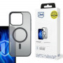 Custodia 3MK Frosty MagCase per Apple iPhone 16 Pro, nera