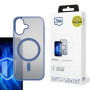Custodia 3MK Frosty MagCase per Apple iPhone 16 Plus, blu