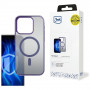 Custodia per smartphone 3MK Frosty MagCase MagSafe per Apple iPhone 13 Pro, viola
