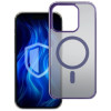 Custodia per smartphone 3MK Frosty MagCase MagSafe per Apple iPhone 13 Pro, viola