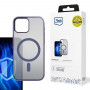 Custodia per smartphone 3MK Frosty MagCase MagSafe per Apple iPhone 15, viola
