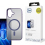 Custodia per smartphone 3MK Frosty MagCase MagSafe per Apple iPhone 16 Plus, viola