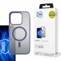 Custodia per smartphone 3MK Frosty MagCase MagSafe per Apple iPhone 16 Pro Max, viola