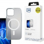 Custodia per smartphone 3MK Frosty MagCase MagSafe per Apple iPhone 15 Plus, bianca