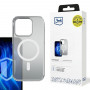 Custodia per smartphone 3MK Frosty MagCase MagSafe per Apple iPhone 15 Pro Max, bianca
