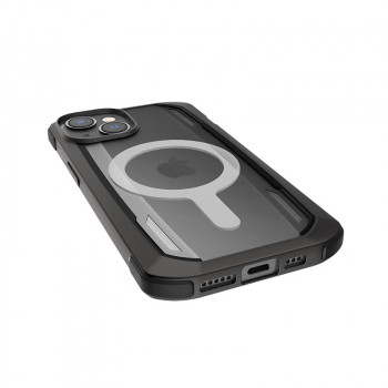 Custodia X-Doria Raptic Secure MagSafe per Apple iPhone 14 Plus / 15 Plus, nera