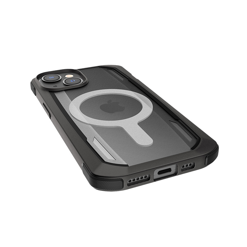 Custodia X-Doria Raptic Secure MagSafe per Apple iPhone 14 Plus / 15 Plus, nera