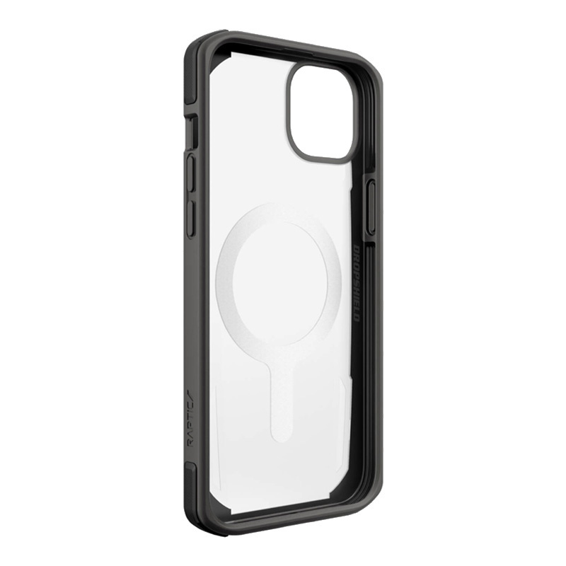Custodia X-Doria Raptic Secure MagSafe per Apple iPhone 14 Plus / 15 Plus, nera
