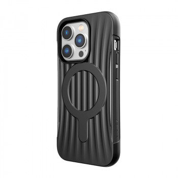 Custodia X-Doria Raptic Clutch MagSafe per Apple iPhone 14 Pro, nera