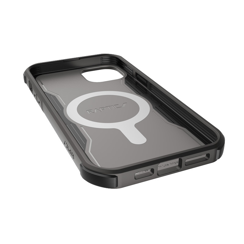 Custodia Raptic Fort MagSafe X-Doria per Apple iPhone 14 Plus / 15 Plus, nera