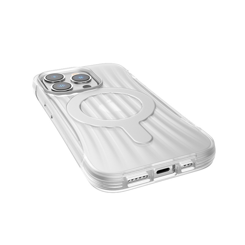 Custodia X-Doria Raptic Clutch MagSafe per Apple iPhone 14 Pro, trasparente