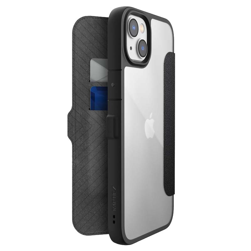 Custodia X-Doria Raptic Urban Folio per Apple iPhone 14 Plus / 15 Plus, nera