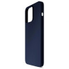 Custodia in silicone 3MK per Apple iPhone 16 Pro Max, blu navy