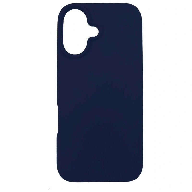 Custodia in silicone 3MK per Apple iPhone 16 Plus, blu navy