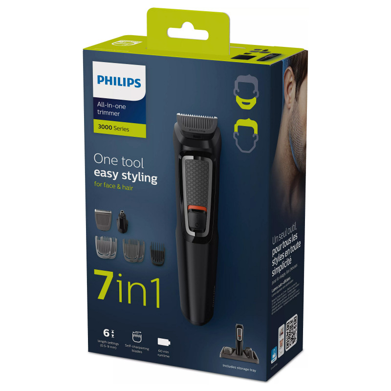 Trimmer tutto in uno Philips Series 3000 MG3721/14, nero