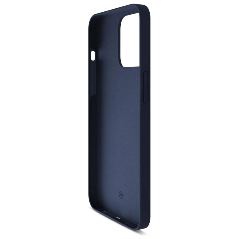 Custodia in silicone 3MK per Apple iPhone 16 Pro, blu navy