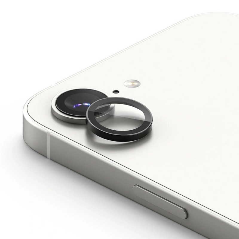 Protezione per fotocamera Ringke per Apple iPhone 17e / 16e, nero (2 pz)