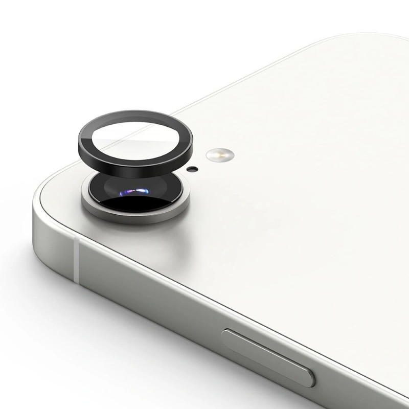 Protezione per fotocamera Ringke per Apple iPhone 17e / 16e, nero (2 pz)
