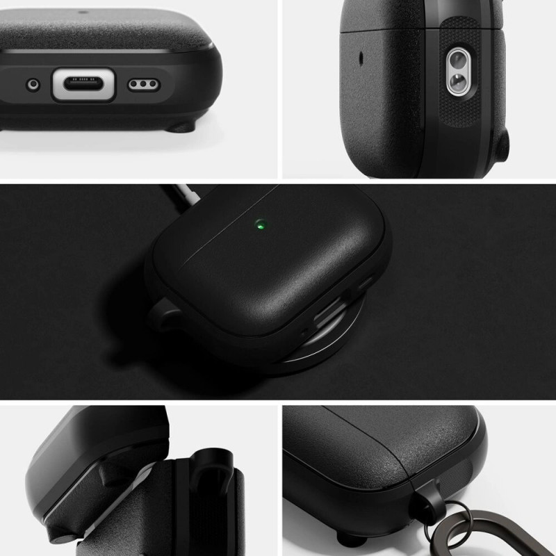 Custodia Ringke Onyx Magnetic MagSafe per Apple AirPods Pro 3, nera