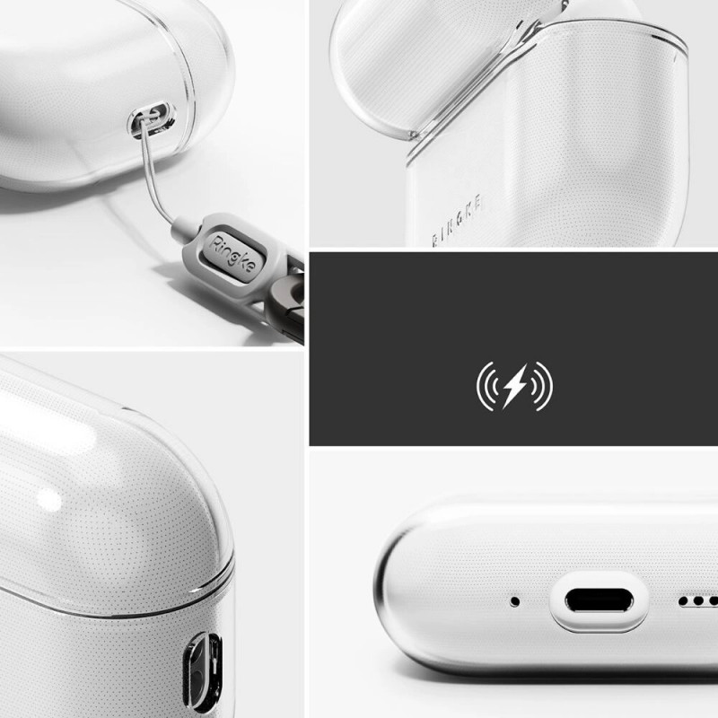 Custodia Ringke Air per Apple AirPods Pro 3, trasparente