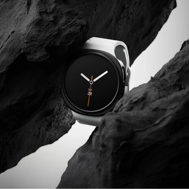 Custodia Ringke Slim RGK11818 per Samsung Galaxy Watch 8 / 9 40 mm, trasparente e nero opaco (2 pz)