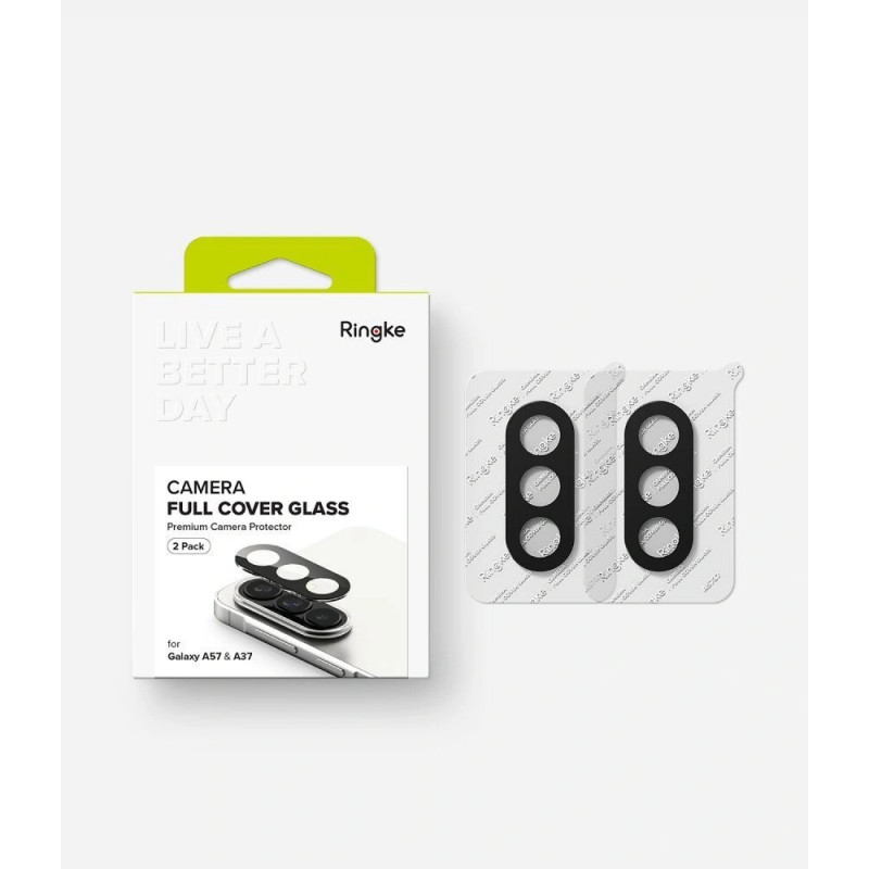 Ringke Camera Full Cover per Samsung Galaxy A37 / A57 5G, nero (2 pz)