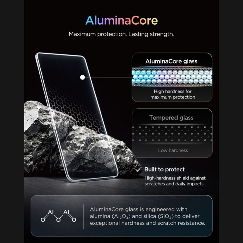 Proteggi schermo privacy Glas.tR EZ Fit Pro AC Spigen per Samsung Galaxy Z Fold 7 / 8 Ultra