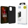 Custodia per smartphone 3mk Matt Case Motorola Moto G55 5G, nera