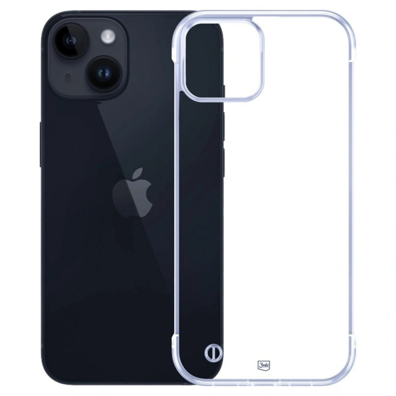 Custodia per smartphone 3mk Just20g Clear Case Apple iPhone 15 Plus, trasparente