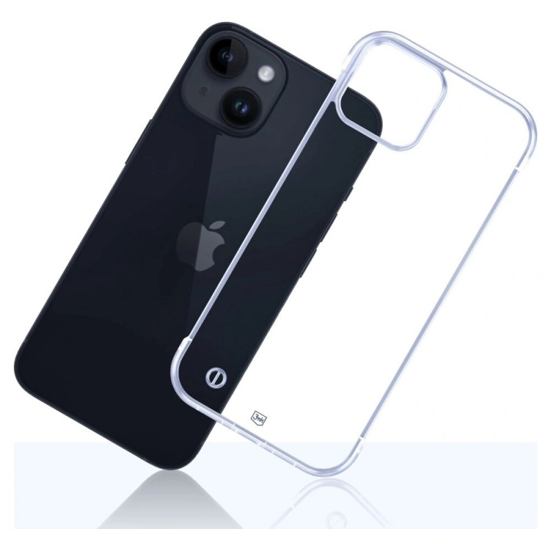 Custodia per smartphone 3mk Just20g Clear Case Apple iPhone 15 Plus, trasparente