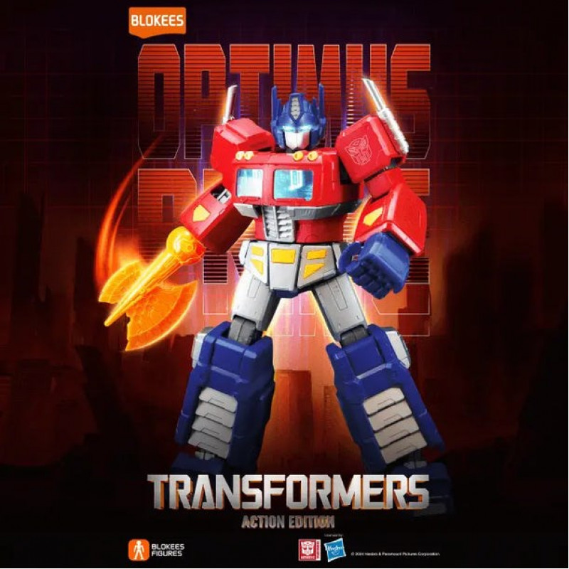 Action figure Blokees Transformers Action Edition G1 Optimus Prime