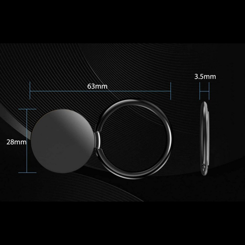 Anello magnetico per telefono Tech-Protect, nero