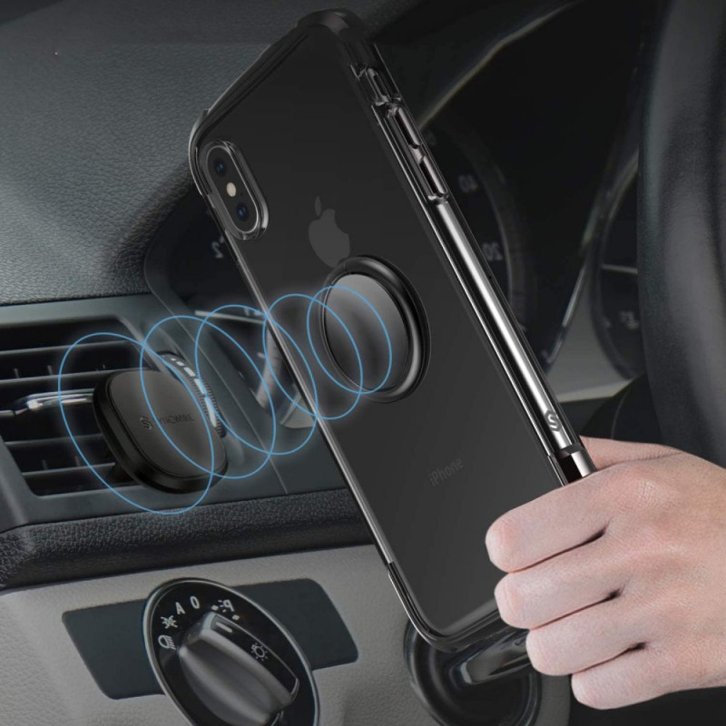 Anello magnetico per telefono Tech-Protect, nero