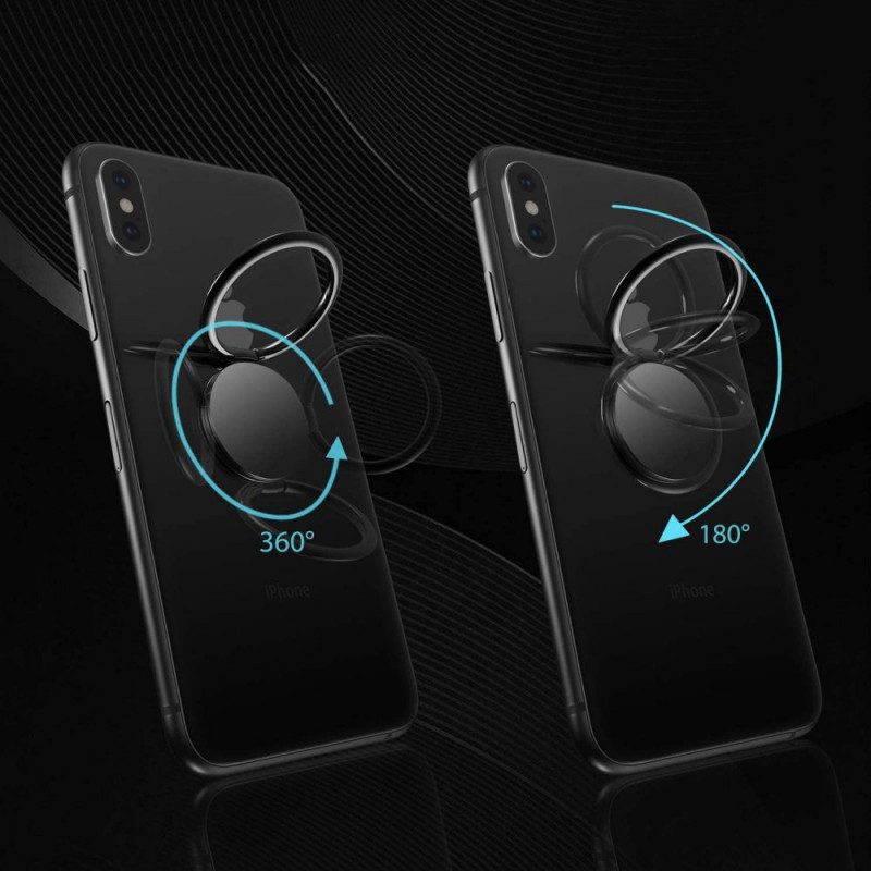Anello magnetico per telefono Tech-Protect, nero