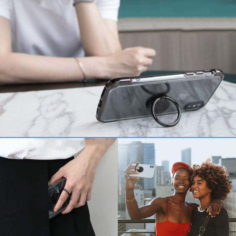 Anello magnetico per telefono Tech-Protect, nero