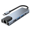 Hub USB-C 5in1 Tech-Protect V3, grigio