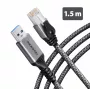 Goobay Adattatore AXAGON ADE-AM15 da USB-A a Gigabit Ethernet con cavo CAT6 integrato da 1,5 m