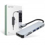Hub USB-C 6-in-1 Tech-Protect V4, grigio