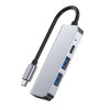 Hub USB-C 4-in-1 Tech-Protect V2, grigio