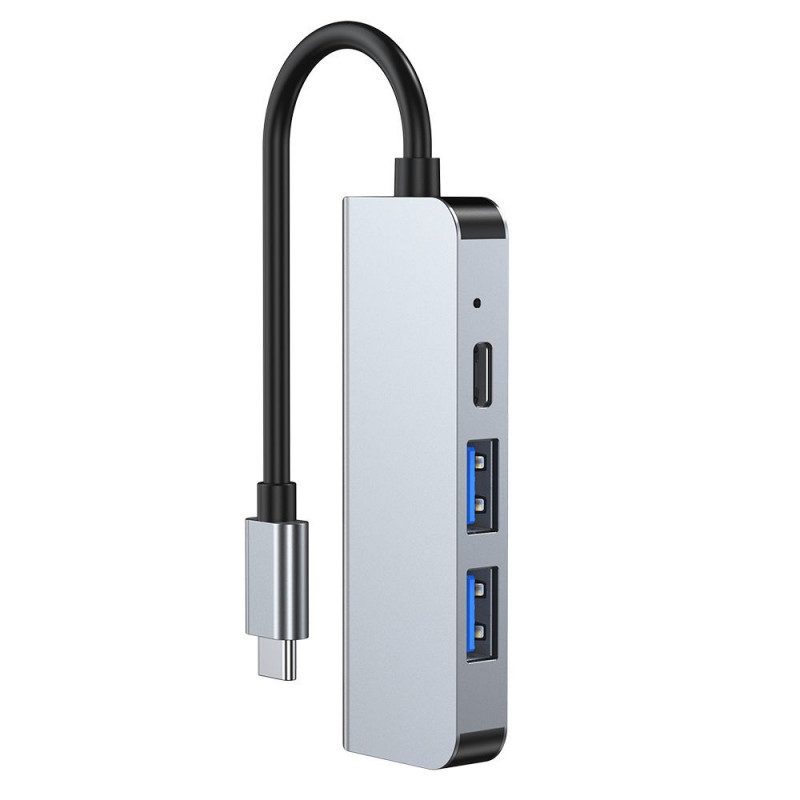 Hub USB-C 4-in-1 Tech-Protect V2, grigio