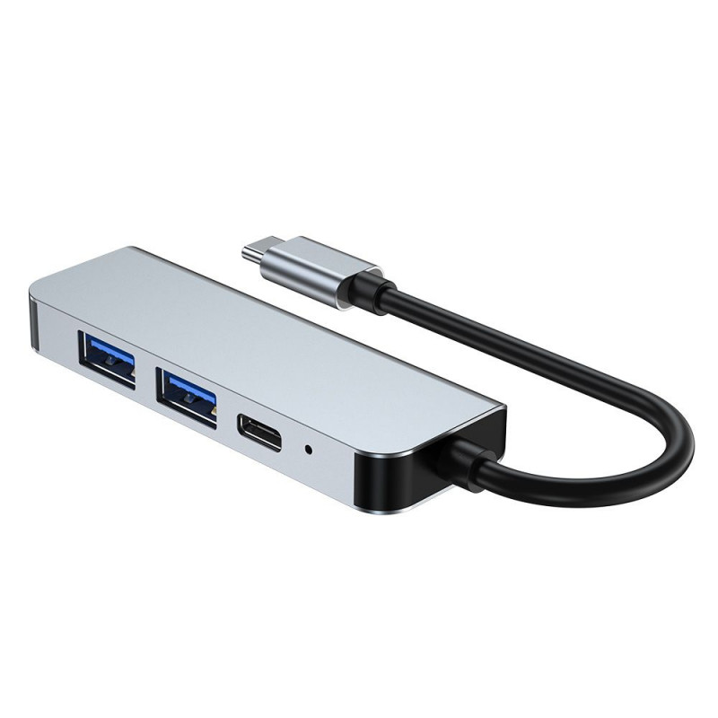 Hub USB-C 4-in-1 Tech-Protect V2, grigio