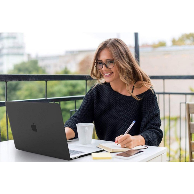 Custodia Tech-Protect SmartShell per Apple MacBook Air 13 2022-2024, trasparente cristallo