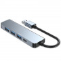 Hub USB-A 5in1 Tech-Protect V0-HUB, grigio