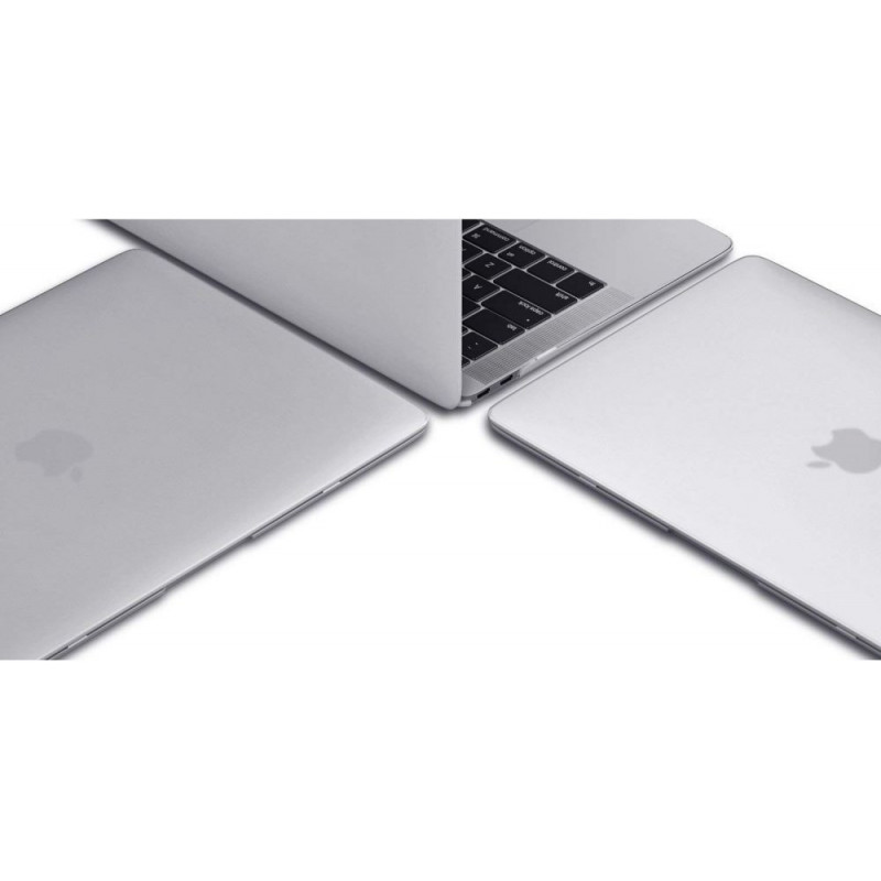 Custodia Tech-Protect SmartShell per Apple MacBook Air 13 2022-2024, glitter trasparente